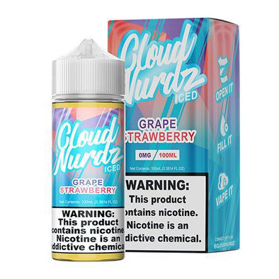 ICED Grape Strawberry - Cloud Nurdz - 100ml