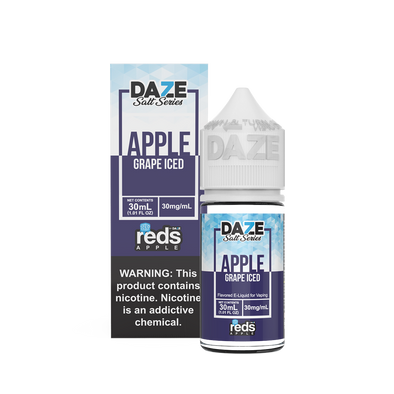 ICED GRAPE Reds Apple TFN E-Juice - 7 Daze TFN SALT - 30ml