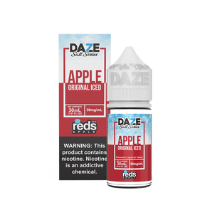 ICED APPLE - Reds Apple E-Juice - 7 Daze SALT - 30ml