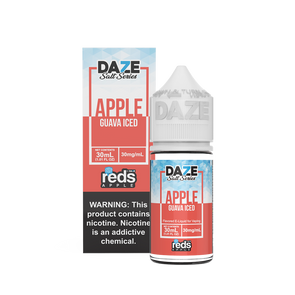 ICED GUAVA Reds Apple E-Juice - 7 Daze SALT - 30ml