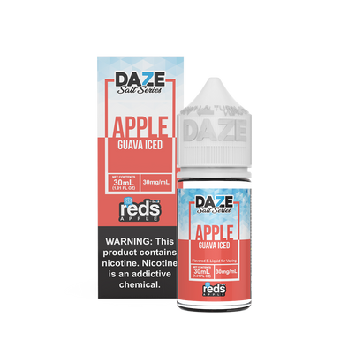 ICED GUAVA Reds Apple E-Juice - 7 Daze SALT - 30ml