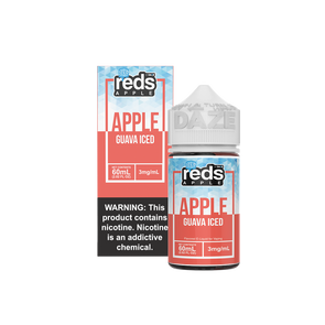 ICED GUAVA - Reds Apple E-Juice - 7 Daze - 60ml