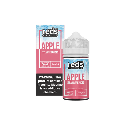 ICED STRAWBERRY - Reds Apple E-Juice - 7 Daze - 60ml